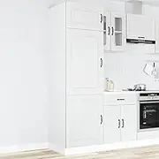 Generic Kitchen Cupboard Kalmar White Engineered Wood,853627