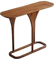 HOLGVE Console Table, Solid Wood Entryway Table, Against The Wall Sofa Table, Accent Behind Couch Table, Long Hallway Table, Foyer Table for Living Room, Bedroom(39.3inch/100cm)
