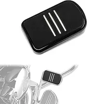 WOWTK Large Brake Pedal Pad fits for Harley ’12-’16 FLD, ’86-’17 FL Softail and ’80-Later Touring and Trike,for CVO Electra Glide Road Glide Road King Street Glide Electra Glide Fat Boy
