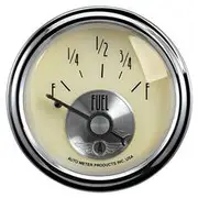Autometer Prestige Series Ivory Fuel level Electric - 240 - 33 Ohm, 2 1/16 Inch, Short Sweep, AU2017