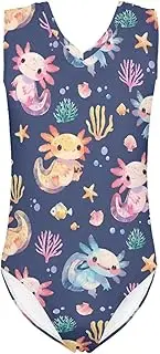 [INSTANTARTS] Gymnastics Leotards Girl Dinosaur Dancewear Activewear Quick Dry