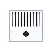 Austral Cylinder Head Bolt Set - 81042300