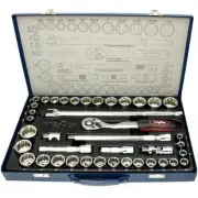 TRAX ARX-12040 40PC 1/2″Dr. AF(SAE)/Metric Socket Set – Versatile Precision