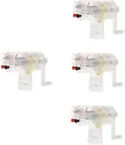 4pcs Hand Crank Generator Portable Electric Power Supply Science Experiment Kit Manual Generator for Outdoor Use