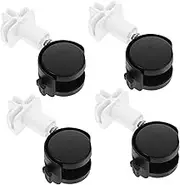 Abaodam 4 Pcs Pet Crate Swivel Casters Wheels for Cat Cages Utility Cart Mobility Reliable Support Easy Cleaning for Pet Carriers and Furniture