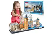CubicFun 3D Puzzles for Kids Ages 8-10 - London City STEM Projects Arts Crafts for Girls Ages 8-12 - 3D Puzzle Birthday Gifts for 8 Year Old Girls