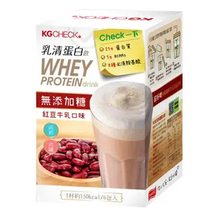 【聯華食品 KGCHECK】蛋白飲-紅豆牛乳口味(43gx6包)