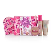 Sunkissed 28578 Aloha Summer Tanning Set Medium Mousse Small Hello Sunshine Bronzer Single Mitt Primer 150ml Bag 200ml 12g