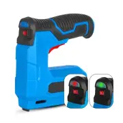 2 in 1 Electric Cordless 3.7V Power Staple Nail Gun Stapler Staples Nail + Nails