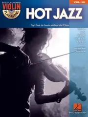 Hot Jazz Sheet Music Violin Play-Along Book and CD NEW 000110373