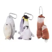 Seal/Penguins/Otters Key Chain Chic Plush Doll Keyring Pendant Ornament for Girl