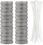 24 Pieces Lint Traps Washing Machine Stainless Steel Lint Snare Traps Laundry