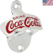 Silver Coca-Cola Wall Mount Opener - Distinctive Classic Coke Accessory