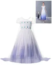 White Snow Princess Deluxe Girls Costume