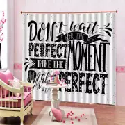 Wonderful Story Of Letters 3D Curtain Blockout Photo Print Curtains Drape Fabric