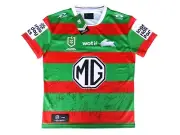 Signed 2025 South Sydney Rabbitohs NRL Rugby League Football Jersey - Proof COA
