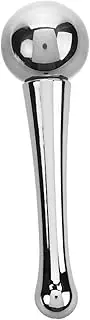 WOONEKY Cold Face Roller Stainless Steel Ice Massage Globes for Skin Care Ergonomic Design for Facial Treatments Reusable Cooling Tool for Relaxation and Refreshing