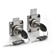 2 Key Copper Drawer Lock for Furniture Mailbox