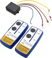 ASHDEL Universal 12V 50ft Wireless Console Winch Remote Control Kit for ATV SUV