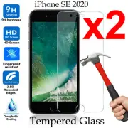 2pcs Tempered Glass 9H Guard screen protector for Apple iPhone SE 2020 2nd Gen