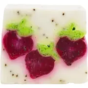 Bomb Cosmetics Berry Bar Scented Bath Soap Slice Shower Skin Body Fragrance