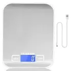 Cevadama USB Rechargeable Baking Digital Scales10kg/1g Kitchen Scale for Food AU