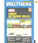 Walthers N Scale ~ New 2025 ~ Concrete Urban Retaining Walls ~ Kit ~ 933-3882