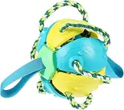 Throwing Toy Dog Bell Dog Toys Football Pets Flying Ball Football Toys Pet Training Toy Tiny Dog Toys Puppy Toy Wear-Resistant Throwing Ball Toys Plastic