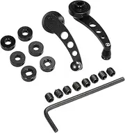 xinyee Universal Black Bullet Aluminum Window Crank Handle for Car