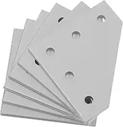 6pcs Aluminum Profile Connecting Plate Aluminum Extrusion Connector Aluminum Extrusion Hardware Straight Connector Aluminum Extrusion Accessories Aluminum Extrusion Bracket White
