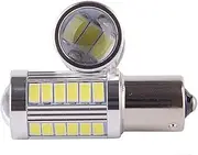 Car Light Bulb Set 2 Pcs P21w 1156 Ba15s 33 Led Bulbs 5730 Smd White Led Interior Light for Car Low Power Consumption