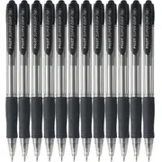 Pilot Super Grip Retractable Ballpoint Pen Medium 1.0mm (Black) [Box 12]