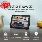 Echo Show 8 HD Smart Display Touchscreen Alexa Smart Home Hub Spatial Audio