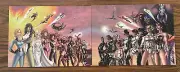 SIGNED, RE-MARKED ADAM WITHERS WOMEN OF DC VS WOMEN OF MARVEL PRINTS