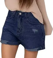 [Generic] Boxer Shorts for Women 2025 Trendy Lounge Loose Solid Quick Dry with Pockets