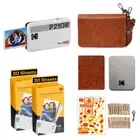 Kodak Mini 2 Retro 2.1x3.4” Portable Photo Printer White+ 60 Sheet Cartridges
