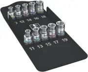 5004203001 004203 Zyklop Socket Set Holding Function 12 Drive Metric