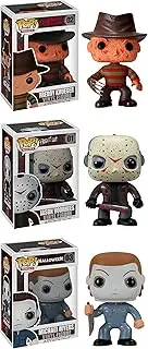 Funko Horror Classics POP! Movies Collectors Set: Freddy Krueger, Jason Voorhees, Michael Myers Action Figure