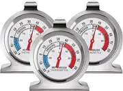 Suesacy Refrigerator Freezer Thermometer Series Large Dial Thermometer Temperature Thermometer for Refrigerator Freezer