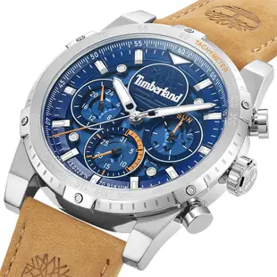 Timberland 天柏嵐 Sherbrook系列 活力運動腕錶-TDWGF0009404/46mm 藍色