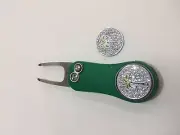 Pitchfix Hybrid 2.0 Switchblade Divot Tool with 2 Crystal Palm Tree Markers