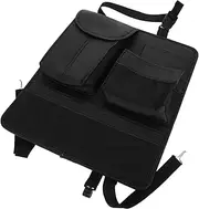 DRESSOOS Car Storage Bag Back Seat Organizer for Seat Back Organizer Black Oxford Cloth