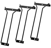 9.6-Inch Wine Glass Rack - Under Cabinet Stemware Wine Glass Holder 1 Row