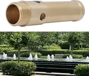 Bubbling Fountain Nozzle, Brass Foam Pond Sprinkler, Detachable Bell Water Fountain Nozzle Spray Pond Sprinkler for Garden Parks Landscape Male Thread (1.5 inch 46mm Outer Wire)