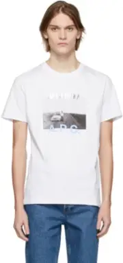 A.P.C. Lucien T-Shirt in White at Nordstrom, Size Small New