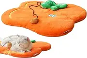 Cat Blanket - Soft Cartoon Cat Blanket, Cat Bed Blanket | Warm Winter Pet Supplies, Washable, Cat Bed, Pet Mat for All
