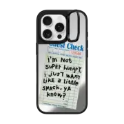iPhone 16 Pro Mirror Ring Stand Case MagSafe Compatible I just want a little snack