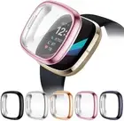 TPU Full Coverage Screen Protect Crash Screen Case For Fitbit Sense / Versa 3
