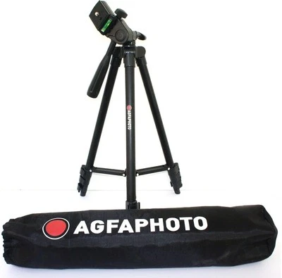 AGFAPHOTO 50" Pro Tripod With Case For Olympus VG-140 VG-120 VG-110