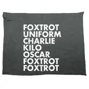 Foxtrot Uniform Charlie Kilo - Funny Novelty Soft Sport Microfiber Towel